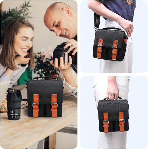XANAD DSLR Camera Bag, SLR/Mirrorless Case for Sony/Canon/Nikon/Samsung/Olympus/Pentax/Panasonic, Fits Sony Alpha7R V /
