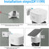 Wall Corner Mount for Eufy SoloCam S340, 360° Adjustable Bracket for Right-Angled Wall, Indoor/Outdoor Security