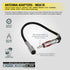 Scosche MDA1B 1985-2013 Micro/Delco Antenna Adapter for Aftermarket Car Stereo Compatible with Select GM and Import
