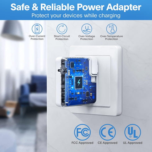Mac Book Pro Charger - 118W USB C Fast Charger, Compatible with MacBook Pro/Air, iPad Pro, Samsung Galaxy
