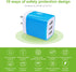 Charger Plug, Charging Block Sicodo 5-Pack 3.1Amp 3-Port USB Charger Cube for iPhone 15/14/13/12/11/SE/X/8 Pro Max, Mini, Plus, Samsung Galaxy, LG, Moto, Kindle Charger Box