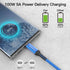 15ft USB Type C to C 100W Cable 2-Pack, Fast Charging for iPhone 15, MacBook Pro, iPad Pro, Samsung Galaxy S23.