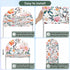 Jnbasdffb 6.6 Floral Blossom Wedding Arch Cover,Stretchy Spandex Arch Backdrop Stand Covers FT,Farmhouse Oil Painting