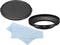 PATIKIL 82mm Lens Hood, Wide Angle Matte Surface Anti-reflective Hood with Cap and Cleaning Cloth for Camera Lens
