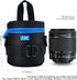 JJC Thick Camera Lens Pouch Case for Canon RF-S 18-150mm f/3.5-6.3 IS STM, Nikon AF 50mm f1.8D, and More