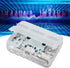 Lazmin112 Bluetooth Cassette Player, Portable Stereo Tape Player with Headphone, Auto Reverse Function, White