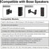 Speaker Wall and Ceiling Mount for Bose UB-20, WB-50 Series II, Adjustable Tilt & Swivel up to 180° (Black)