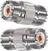 2PCS PL259 UHF Coax Adapter Cable Gender Changers, SO239 Coax Connector Female to Female for CB Radio