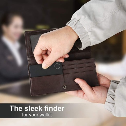 Wallet Tracker Finder Locator, Slim GPS Credit Debit Card Tracker Device for Men, Waterproof