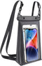 Large Universal Waterproof Phone Pouch, IPX8 Dry Bag with Wide Lanyard for Swimming and Rafting