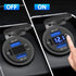 Qidoe 12V USB Outlet Dual 18W Quick Charge 3.0 Port & 30W PD Car Charger Socket with Voltmeter