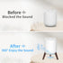 Wood Table Stand for HomePod 1 and 2 - Dust-Proof Cover, Anti-Slip Wooden Desk Stand Compatible with Homepod