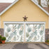 GNAKT AREWG 13x6ft Garage Door Banner Cover Tropical Monstera Bird of Paradise Garage Door Decoratons Banner for Indoor