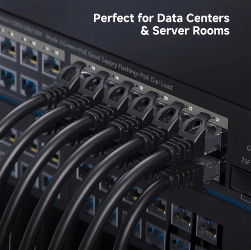 10Gbps 6 75ft, 6 Cat6 Cable Matters Snagless Cat Ethernet Cable - Cat Cable, Cord, Ethernet Cord, Black