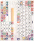 PBT 123 Keycaps, Cartoon Cute Keys, Universal Compatibility, XDA Like Height for 61 87 96 98 104 108 Mechanical