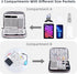 5 Electronics Organizer Travel Case Cord Cable Charger Organizer Bag Travel Accessories Essentials for Women Men Double