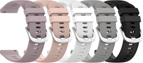 18mm Watch Bands for DoSmarter ZX18/ZX28 Smart Watch, Replacement Soft Silicone Wrist Strap