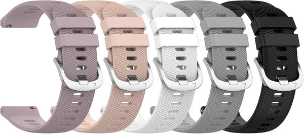 18mm Watch Bands for DoSmarter ZX18/ZX28 Smart Watch, Replacement Soft Silicone Wrist Strap