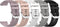 18mm Watch Bands for DoSmarter ZX18/ZX28 Smart Watch, Replacement Soft Silicone Wrist Strap