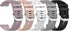 18mm Watch Bands for DoSmarter ZX18/ZX28 Smart Watch, Replacement Soft Silicone Wrist Strap