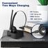 Trucker Bluetooth Headset with Microphone, Noise Cancelling Wireless Headset for Home Office Call Center