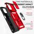 SunStory Moto G Play 2024 Case, Red with HD Screen Protector & Slide Camera Cover & Kickstand