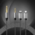 6.56FT MFi Certified Lightning to 1/4 Inch TRS Cable - 3-in-1 Stereo 1/4 TRS Cable for Headphone AMP (Lightning