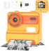Mafiti Kids Camera Instant Print, 1080P Selfie Digital Camera with 2.4 Inch Display for Ages 3-12 (Orange)