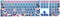 Silicone Keyboard Cover for Apple iMac Magic Keyboard MQ052LL/A, Cute Print Keyboard Skin, US Layout, Red Flower