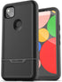 ENCASED Pixel 4a Case with Screen Protector, Rebel Shield Rugged Full Body Protective Cover for Google Pixel 4a - Black