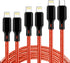cugunu USB C to Lightning Cable 5 Pack 3/3/6/6/10FT, Apple MFi Certified Power Delivery Fast Charging Cord Compatible