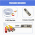 150ft White BNC Video Power Siamese Cable for CCTV Systems