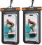 Lamicall Large Size Waterproof Phone Pouch Case, IPX8 Dry Bag for iPhone 15 14 13 12 XR XS X Pro Max Plus Mini, 2 Pcs