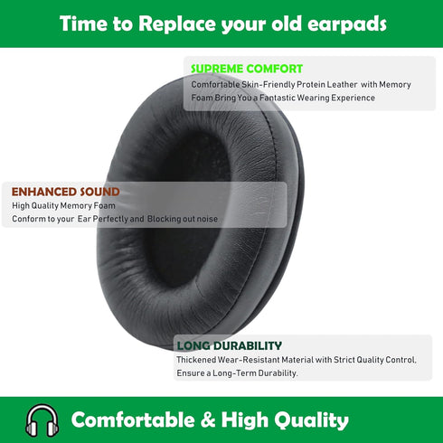 Premium Replacement Earpads Cushions Compatible with Mpow H20 Bluetooth Headphones, Ear Pads with Softer Protein