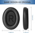 Ear Pads Cushions Replacement for Bose QC35 ii, QC35, QC45, Earpads for Bose QuietComfort 45 35ii 35 Headphones
