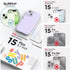 SURPHY Designed for iPhone 15 Plus Case Compatible with MagSafe (6.7 inch 2023), with 2 Pack Screen Protector, Liquid Silicone Phone Case (Camera Protective + Soft Microfiber Lining), Lilac