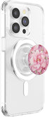 Watercolor Pink Flower Pattern Floral PopSockets MagSafe PopGrip for iPhone