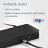 USB4 1.5m, 80Gbps, 8K 240W 3.1), (K32301WW) Kensington Cable Supports up to Video, up to Power Delivery (PD Compatible