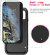 Diverbox Heavy Duty Protection Case for iPhone X/Xs, Shockproof with Tempered Glass Screen Protector, Black
