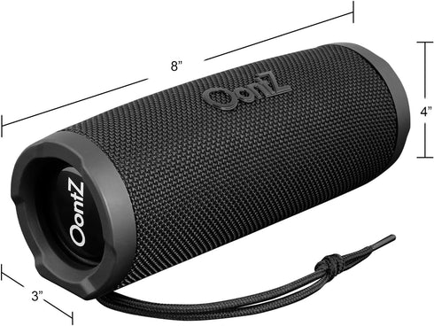 OontZ Cylinder Bluetooth Speaker, Portable Wireless 5.0 Speaker, 14 Watts, IPX7 Waterproof, Loud Portable Speaker