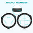 6.5 Inch Front Rear Door Speaker Spacer with Wiring Harness for 2012-2020 Ford Mustang/Fusion/Focus/Escape/Fiesta
