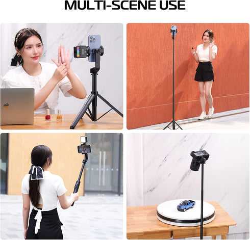 ULANZI SK-03 64" 3 1 Selfie Stick Tripod, Professional Stable Phone Tripod Stand for Smartphone/Action Camera