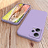 Redmi Note 12 Pro Plus Case - Dark Green Silicone, Soft Touch, Shockproof, Thin Cover (Purple) for Xiaomi Redmi Note 12