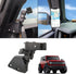 Dashboard Left Side Phone Holder Mount, Anti-Shake Stabilizer Adjustable Cell Phone Holder for Ford Bronco 2021-2023
