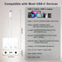 iPad Headphone Adapter, Headphone Splitter for 2 Headphones, 3 in 1 USB C to 3.5mm Jack Audio Adapter with Charging