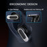 Wireless Earbuds with LCD Touch Screen, Bluetooth 5.3, Noise Cancelling, 32H Playback, IP4 Waterproof, 1.47" Screen