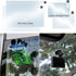 10Pcs Heavy Duty Dash Cam Sticky Pads and Windshield Electrostatic Film,Heat Resistant Double Sided Sticky Tape for GPS
