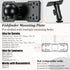 LOKTENWO 1.5" 5.7" Humminbird, Aluminum Alloy Fish Finder Mount Base with C Size Ball Rectangle Plate & Medium Arm