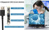 IFWATER 8MP 30fps 105 2448P 3D USB Camera Camera Module with Microphone Degree Wide Angle Lens Lightburn PC Computer