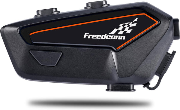 FreedConn F1 Bluetooth Motorcycle Headset, IP67 Waterproof Communication System for 2 Riders, Full/Half Face Helmet